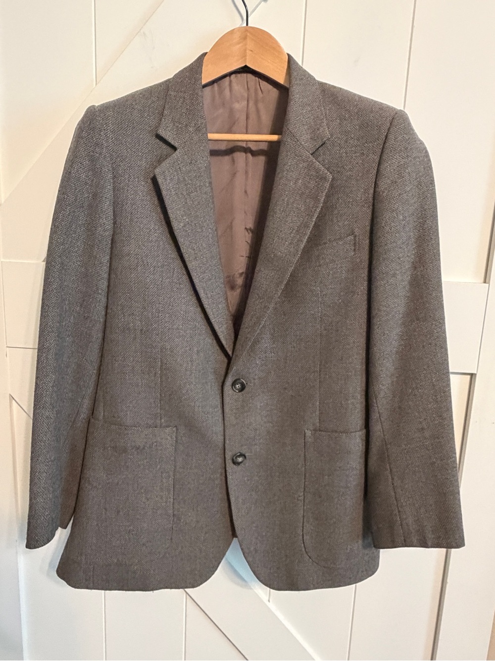 Vintage Yves Saint Laurent YSL Women’s Gray Blazer Brussell’s Beverly Hills